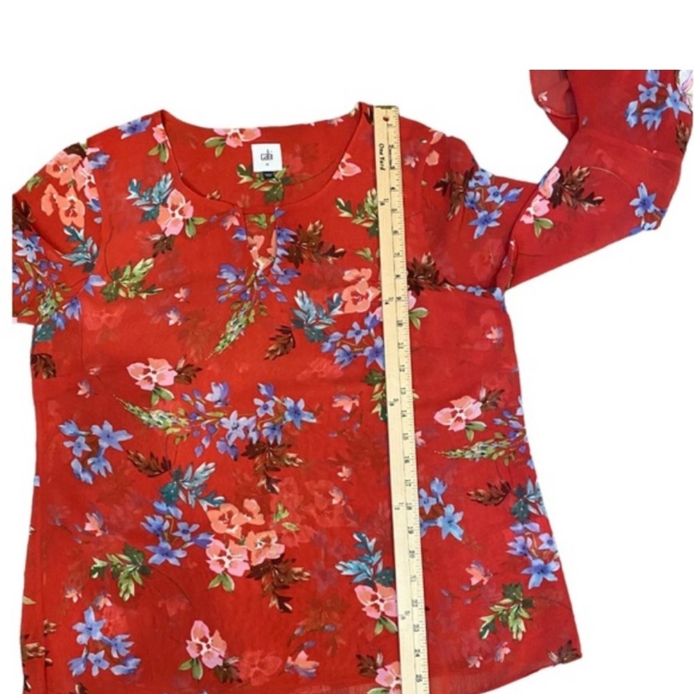 Cabi Devoted Floral Blouse - image 6